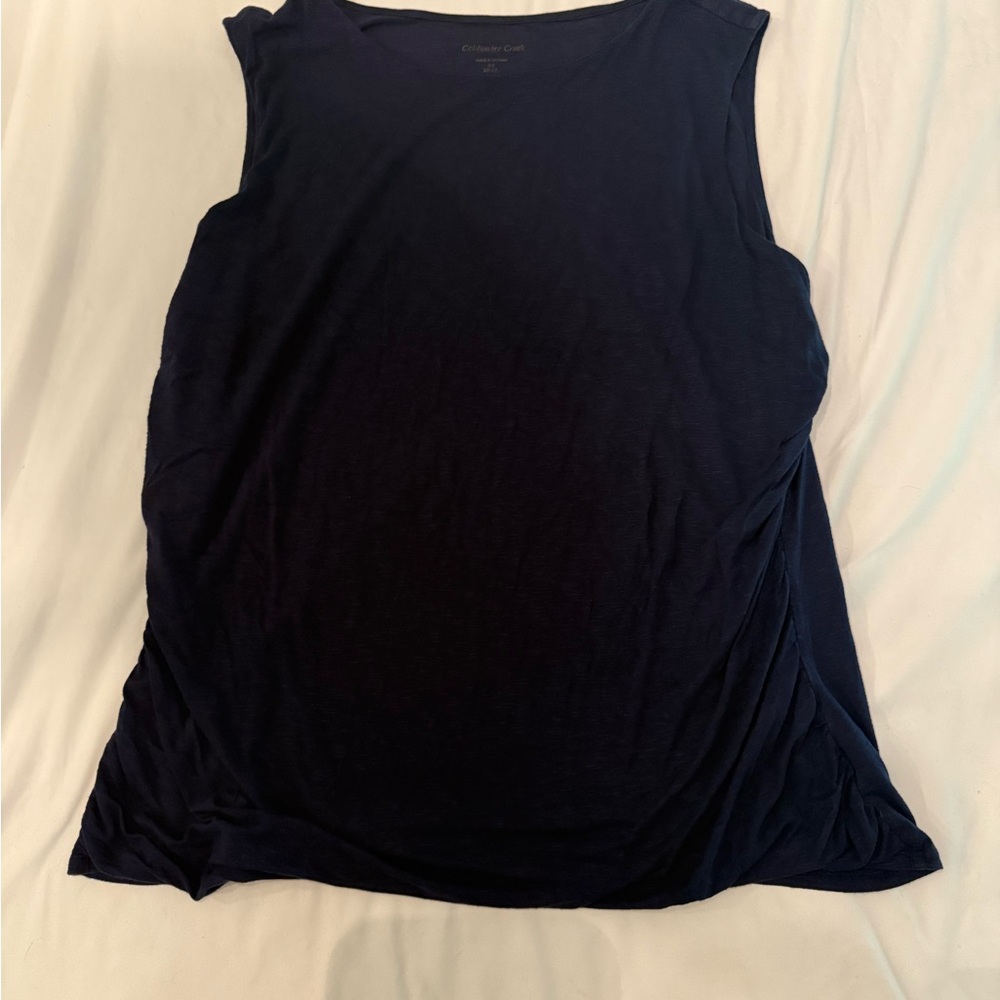 Coldwater Creek Deep Blue‎ Tank Top 2X